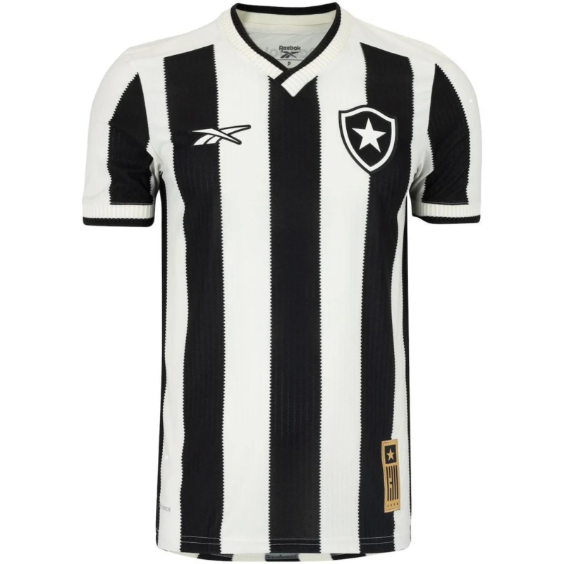 Camisa Botafogo 2024/2025 Home Reebok - Masculina: Preto