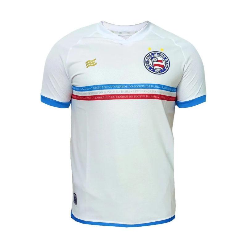 Camisa Bahia 2023/24 Torcedor Oficial - Masculina: Branco
